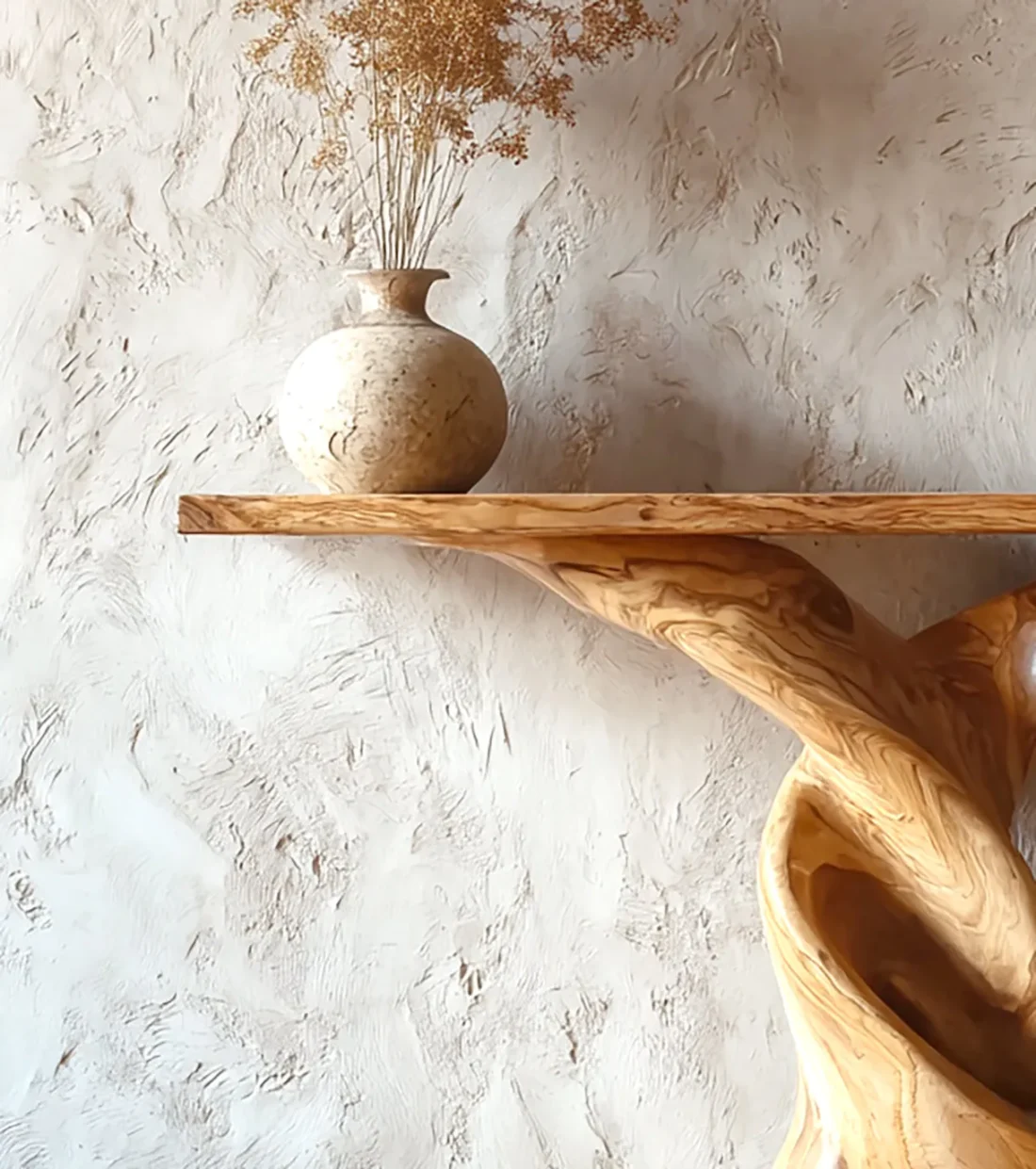 Handmade Unique Console Table – Rustic Solid Wood Entryway & Living Room Décor - Image 3